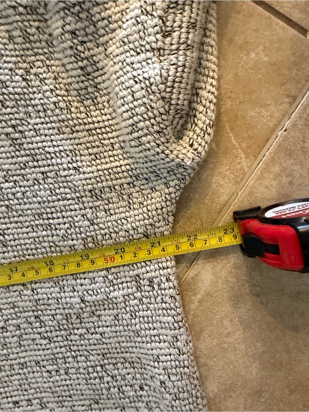Lou & Grey Marled Light Gray Hooded Pullover with Drawstrings - Picture 9 of 10
